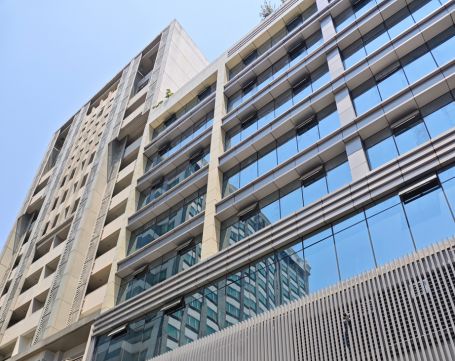 4-sided SSG curtain wall office building in Manila, Philippines