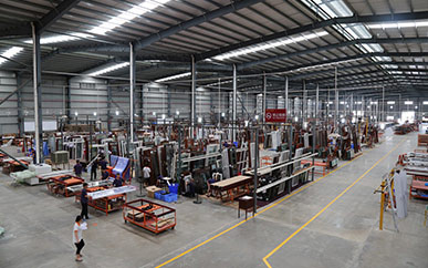 Doorreme aluminum window factory workshop